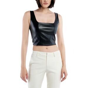 NEW LBLC THE LABEL benny bustier top in black